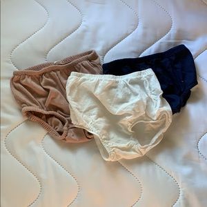 12-18 Month Baby Girls Bloomers - 3 Diaper Covers